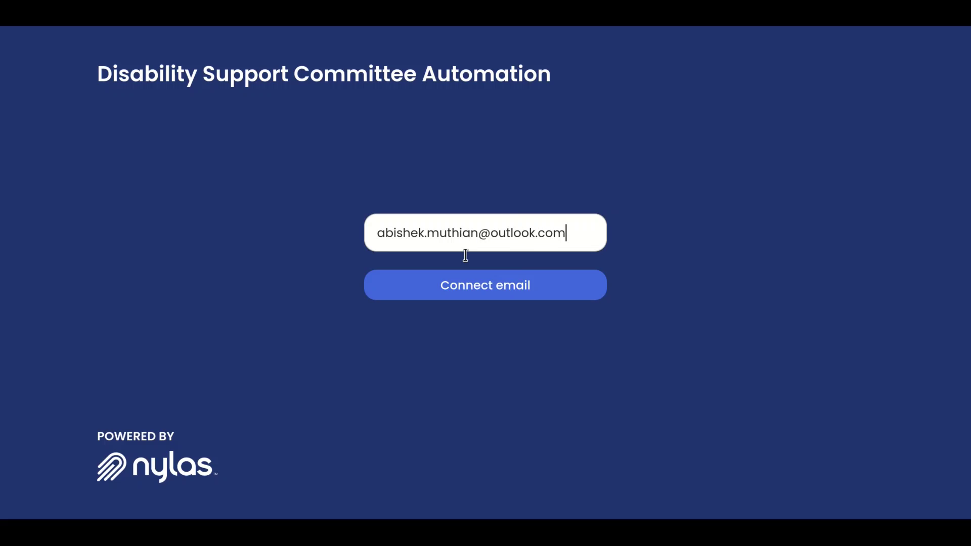 Disability Support Committee Automation | Devpost